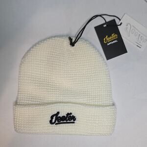 Jeeter Beanie Hat NWT Streetwear Logo Knit Cap Men/Women OSFA White